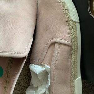 Vince camuto suede slip ons
